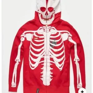 Zip Hoodie Kanye Skeleton Hoodie Vintage LRG Zip Hoodie Skeleton